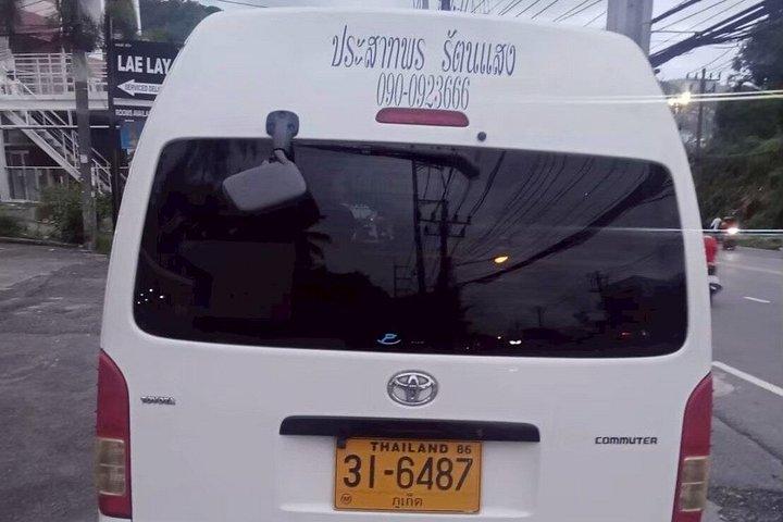 広々としたSUVまたはミニバンでのプライベートプーケット空港送迎