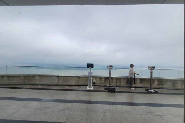 Vista de Corea del Norte desde Starbucks (DMZ) y Gangwha Island Luge Dolmen