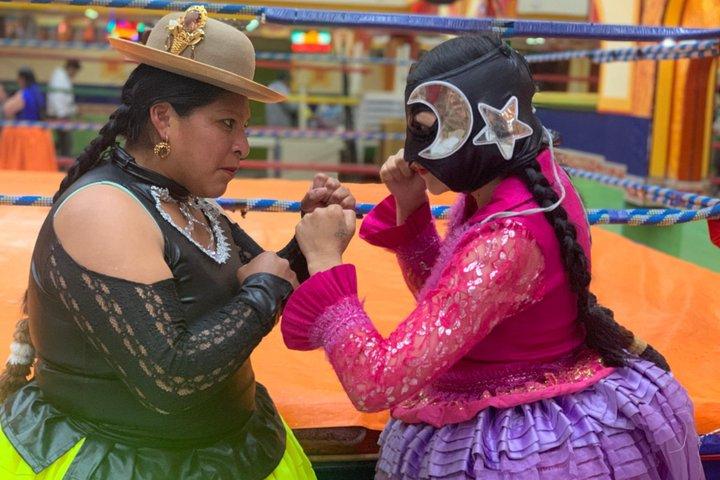 Cholitas Wrestling show-La Paz-El Alto Support theWrestlersBehind