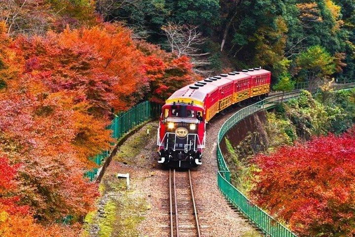 Romantisches Zugticket Sagano