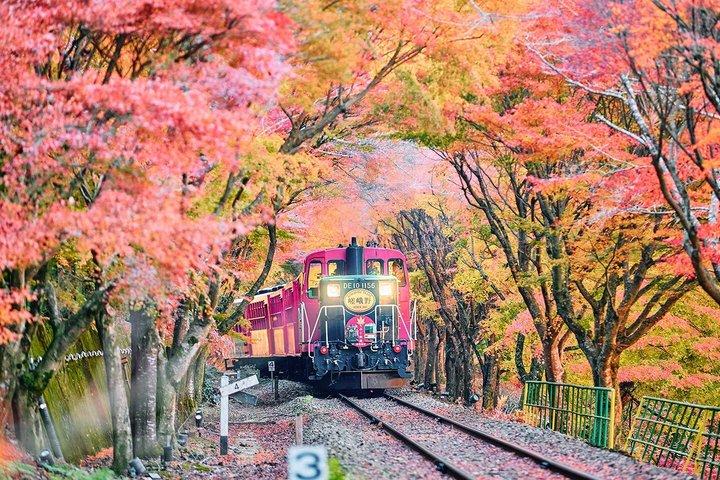 Romantisches Zugticket Sagano