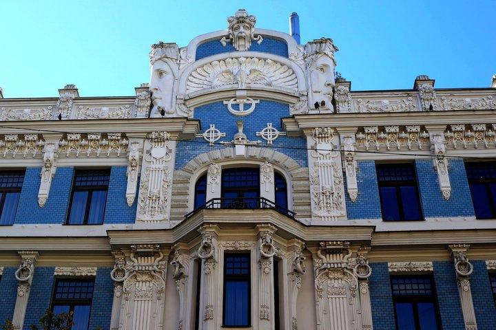 Art Nouveau Riga Walking Tour Arkitektoniska pärlor och höjdpunkter