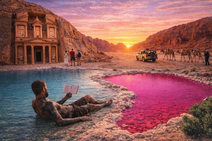 Jordan Private 2 - Tag : Petra, Wadi Rum, Pink Lake & Dead Sea