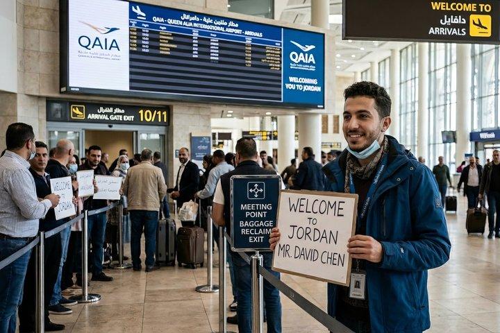 Trasferimenti aeroportuali senza stress: La regina Alia in Giordania