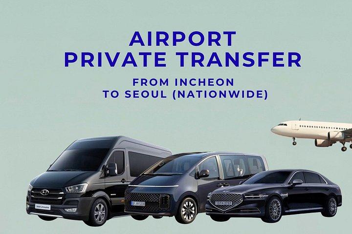 Taxi privato per l'aeroporto di Incheon
