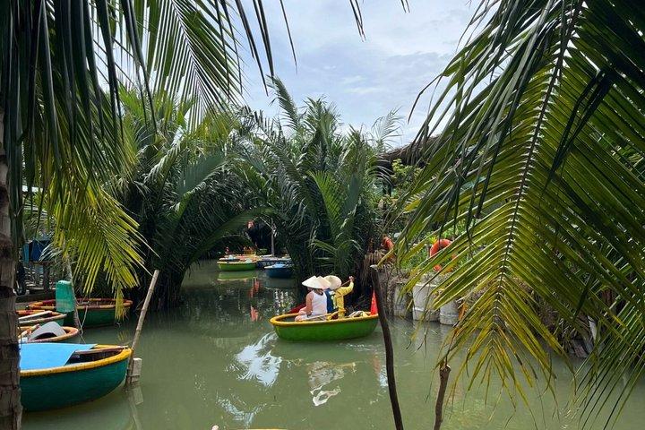 Coconut Forest Basket Boat Ride with local people in Hoi An