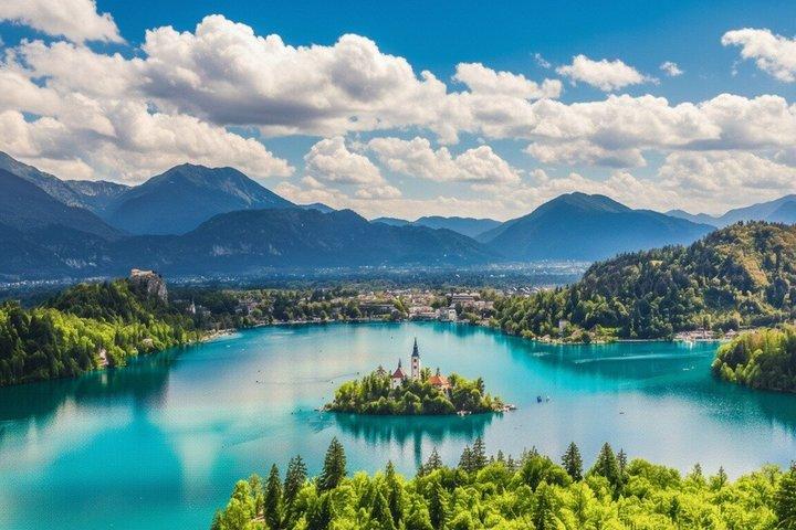 Dagtrip naar het meer van Bled Bohinj en de waterval van Savica vanuit Zagreb