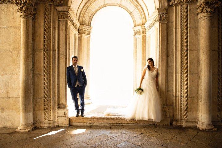 Foto de casal em Veneza