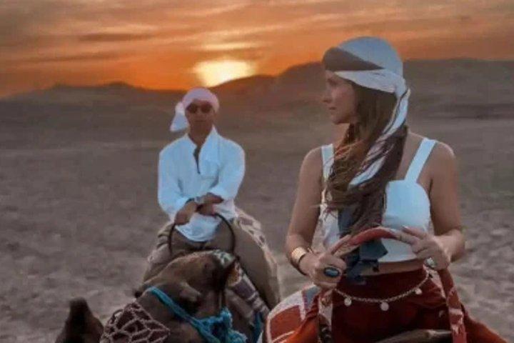 Desert Agafay Marrakech Sunset Camel Ride, Abendessen Sw Hotel Abholung