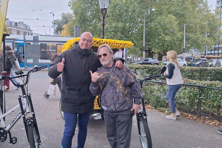 1 Hour Private Amsterdam Rickshaw Tour