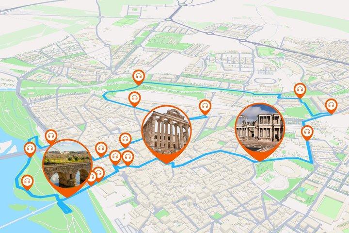 Mérida: Audioguidet byvandring, 2 timer og 40 minutter og 18 lydkommentarer