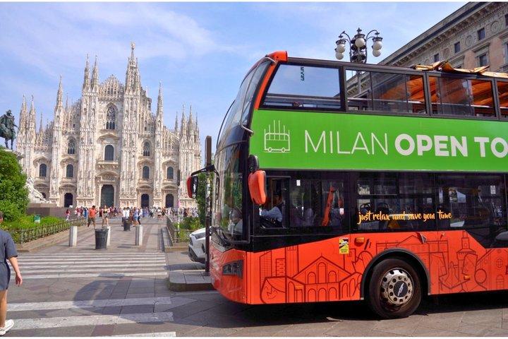 Tour de turismo de ônibus aberto de Milão com Guia Áudio