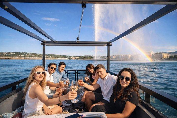 Genf: Private Kreuzfahrt auf dem Genfersee mit Aperitif