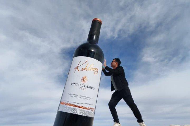 Heldag på Salar de Uyuni med engelsktalande guide och utsikt över solnedgången