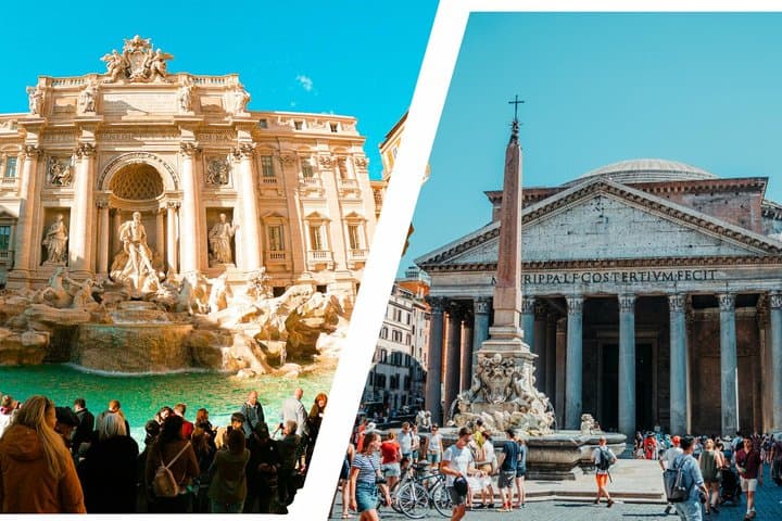 Pantheon and Trevi Fountain Combo Exclusive Access Entry