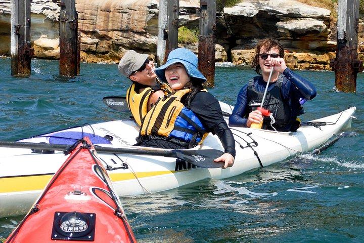 地元のシドニー港のヤギ島からカヤックまで