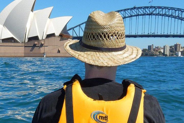 地元のシドニー港のヤギ島からカヤックまで