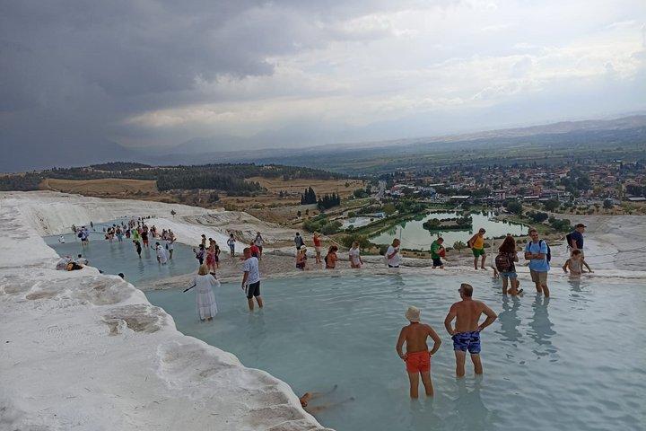 De Antalya/Kemer: Pamukkale e Hierapolis Tour com almoço