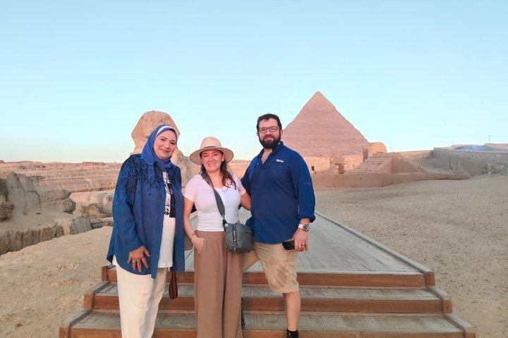 Giza Pyramids & Grand Egyptian Museum Tour privato di un giorno