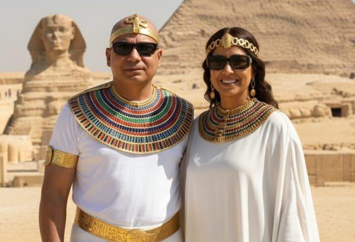 Giza Pyramids & Grand Egyptian Museum Tour privato di un giorno