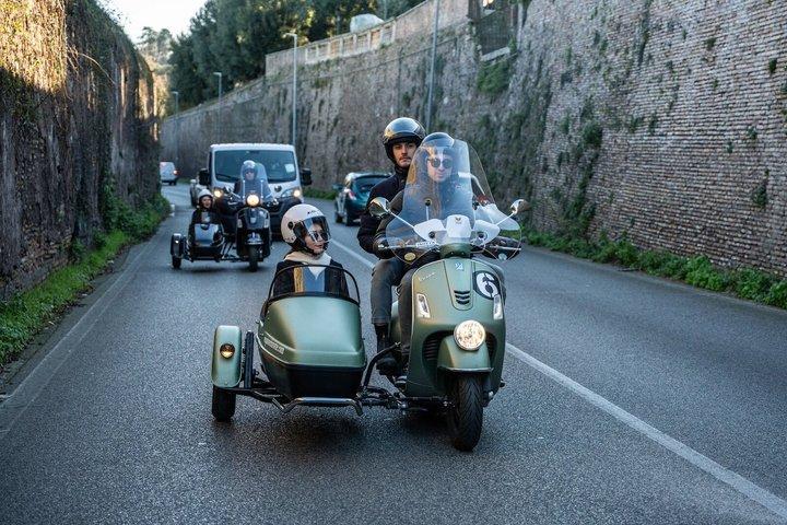 90 Minutes Panoramic Vespa Sidecar Tour of Rome