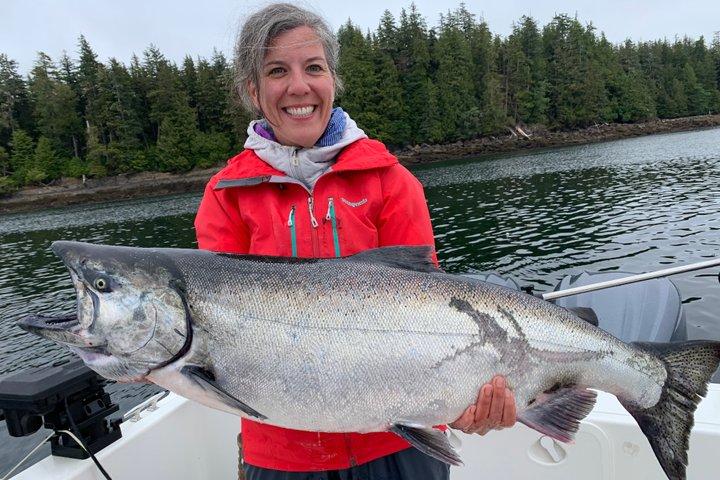 4 timers privat laksfiskeri charter i Ketchikan Alaska