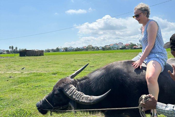 Hoi An Bike Tour-Duck, fazenda orgânica-barco-Buffalo