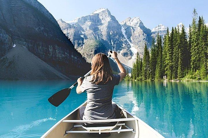 Lake Louise und Moraine Lake Shuttle jeweils 2,5 Stunden von Banff
