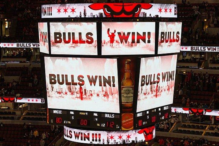 Partita di basket dei Chicago Bulls allo United Center