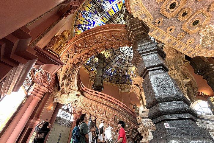 バンコク日帰り旅行：エラワン博物館、古代都市＆海辺の夕日