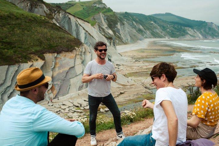 Tour da Costa Basca em pequeno grupo Zumaia Flysch Txakoli e Almoço