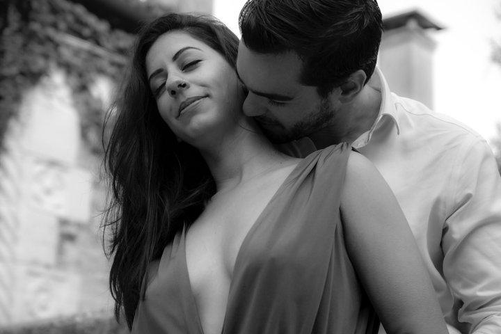 Foto de casal em Veneza