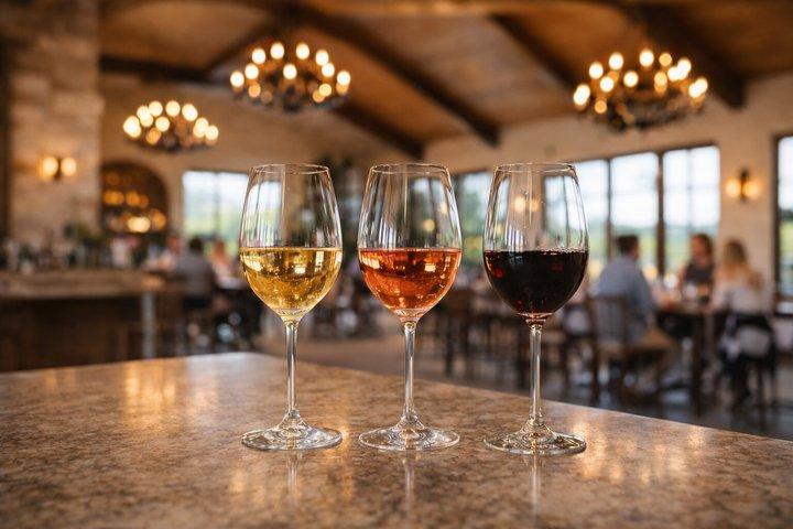Barbecue e tour del vino da Austin (piccolo gruppo)