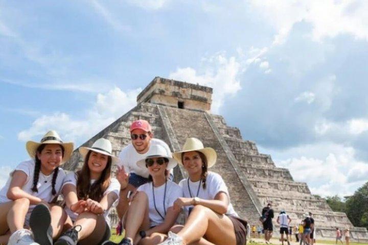 Chichén itzá viaje temprano, Valladolid & Cenote hotel de recogida