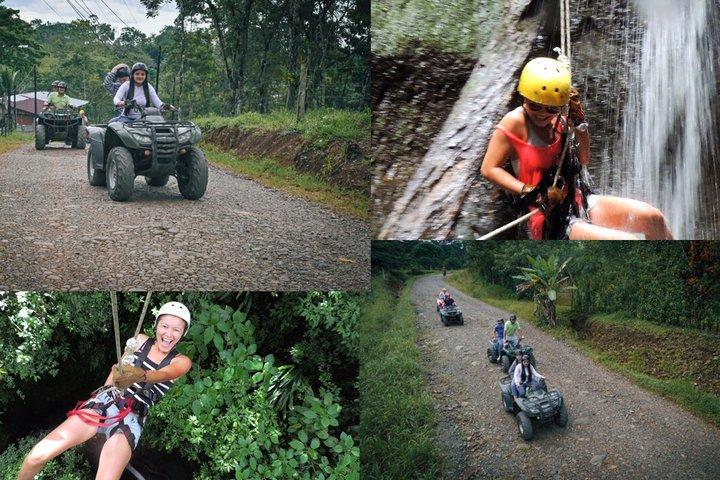 canyoning con ATV 4X4 nelle cascate vicino a La Fortuna