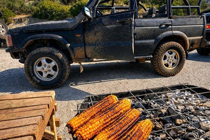 Tour en jeep por el valle de Vjosa, iglesia de Leusa y aguas termales