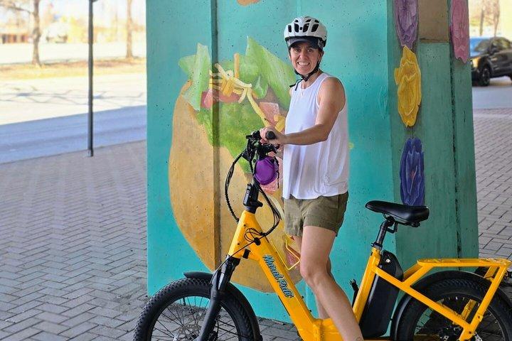 San Antonio Foodie Tour med Puffy Tacos og Murals af E Bike