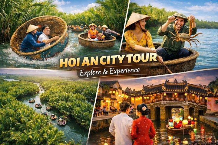 Hoi An City Tour : Basket Boat, Coconut Jungle & Ancient Town