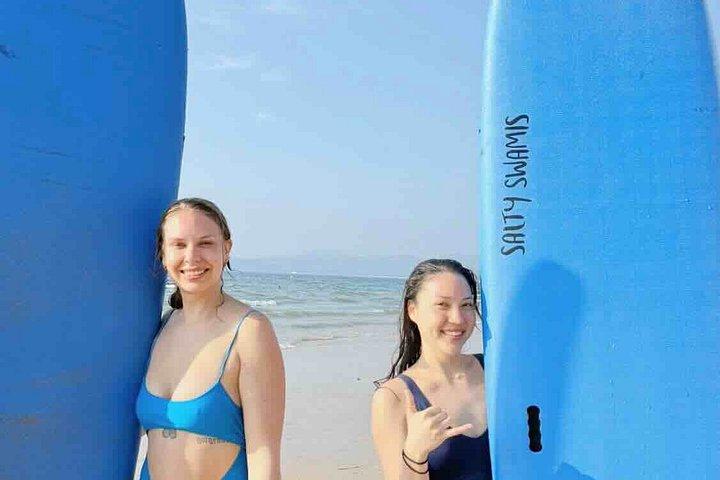 Group Surfing Lessons with Local Instructors