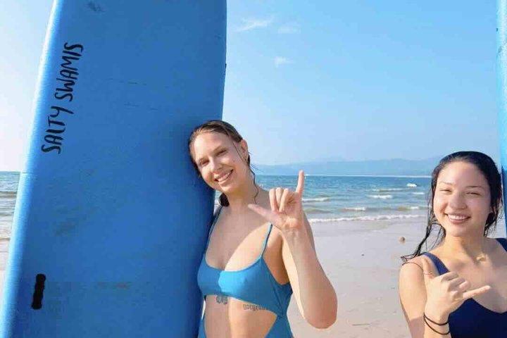 Group Surfing Lessons with Local Instructors