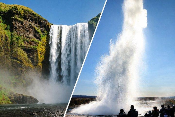Tour combinato: Cerchio d'oro privato con costa meridionale da Reykjavik