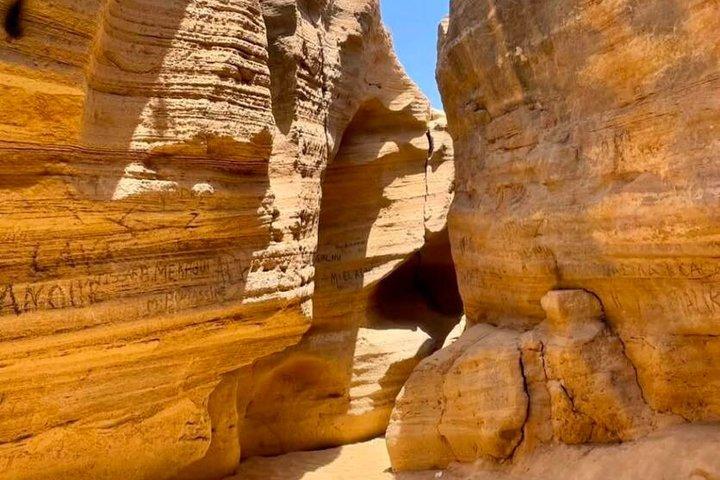 Agadir Sandboarding and Canyon Visit Experience at Timlalin Dunes