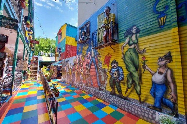 Bus Hop-On Hop-Off di Buenos Aires, Navigazione e Visita del fiume Boca