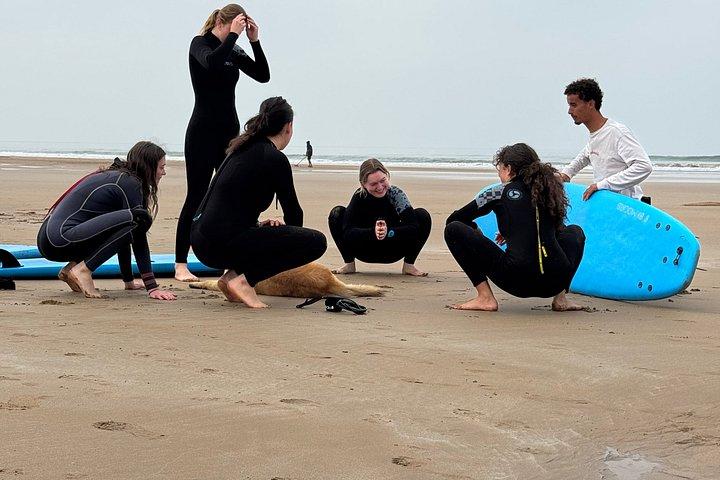 Private Beginner Surf Lesson in Taghazout with Local Instructor