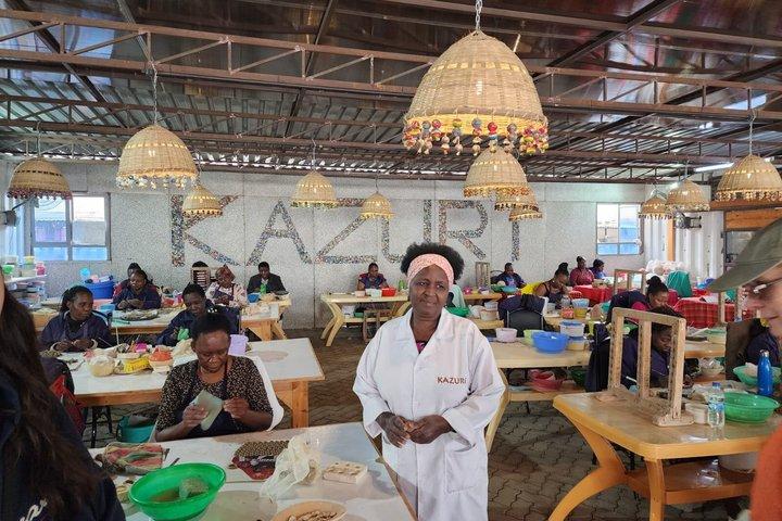 Giraffe Centre Kazuri Beads Maasai Collection Shopping Utflykt