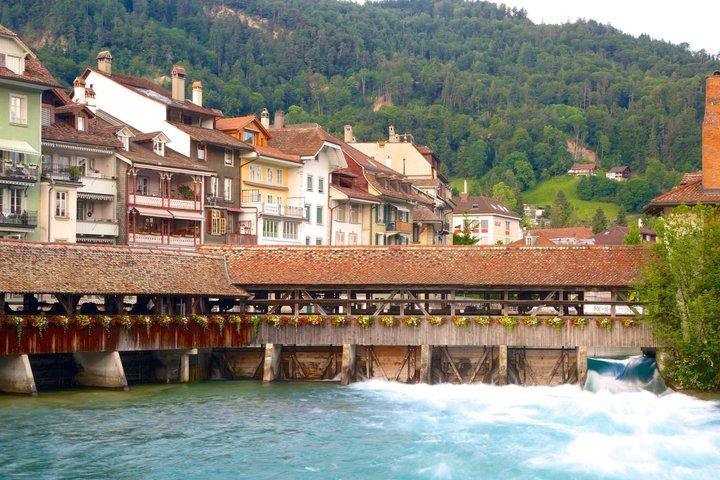 Excursion privée d'une journée de Bâle à Lucerne et Interlaken