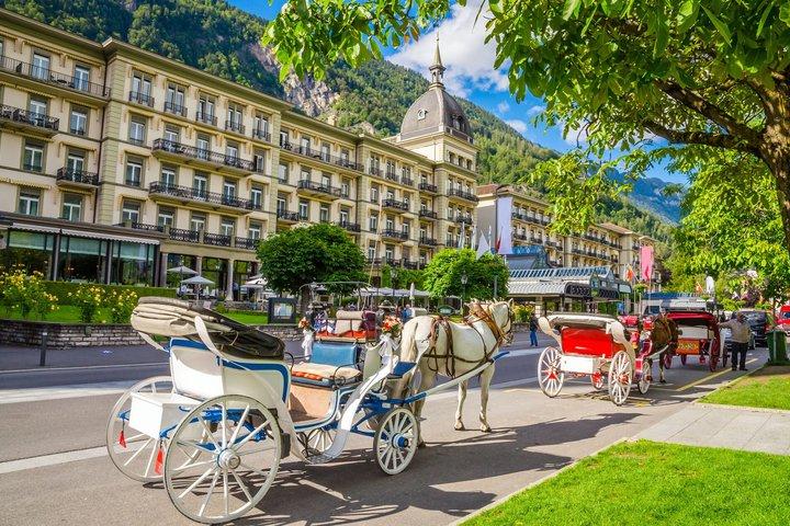 Excursion privée d'une journée de Bâle à Lucerne et Interlaken