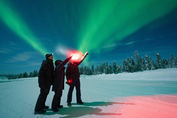 アラスカ州フェアバンクスのプライベートオーロラ撮影ツアー
