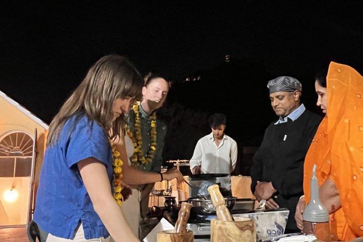 ジャイプール屋上料理教室＆ディナー：インド料理