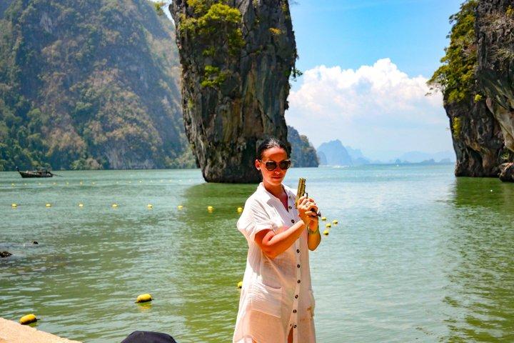 Tour en lancha rápida y canoa por James Bond Island